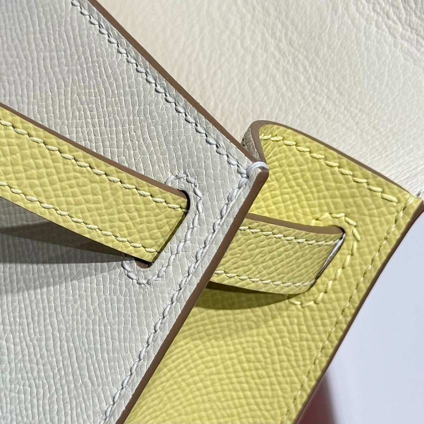 エルメス スーパーコピー 届く ケリー ケリーミニ コンパクトバッグ アイボリー×イエロー 注目商品_3