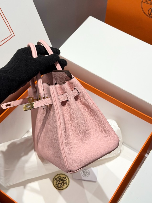 エルメス 並行輸入品 バーキン ハンドバッグ ピンク ゴールド金具 レディース 定番_2
