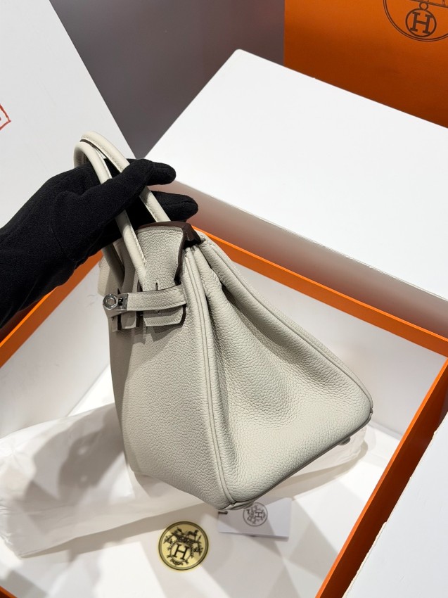 エルメス スーパーコピー 届く バーキン ハンドバッグ アイボリー シルバー金具 レディース_9