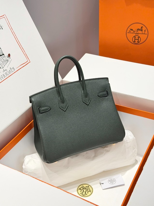 エルメス n級品 バーキン ハンドバッグ ダークグレー ゴールド金具 レディース 新作_7