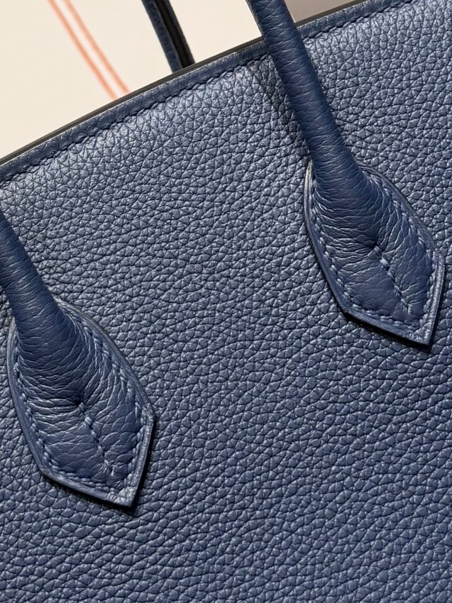 エルメス n級品 バーキン ハンドバッグ ネイビー シルバー金具 レディース 注目商品_8