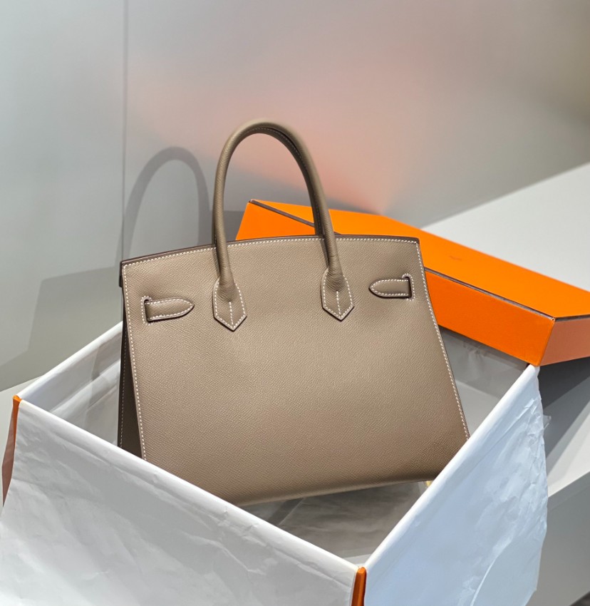 エルメス n級品 バーキン レザーハンドバッグ グレージュ レディース おすすめ_2