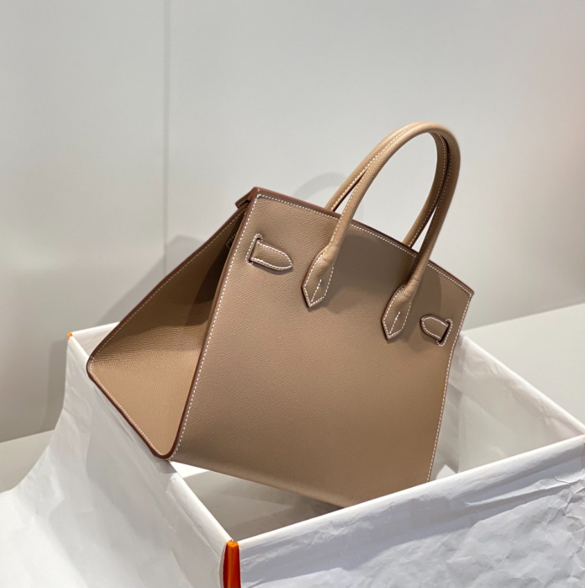 エルメス n級品 バーキン レザーハンドバッグ グレージュ レディース おすすめ_1