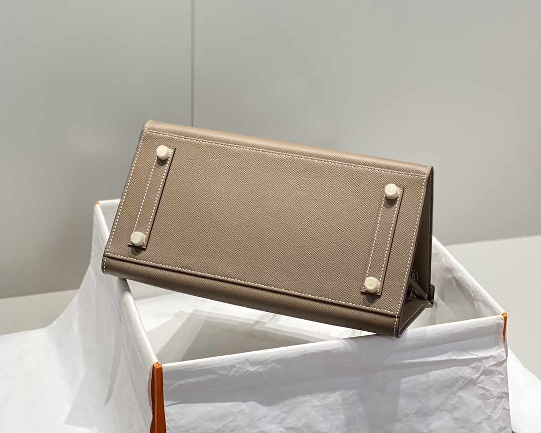 エルメス n級品 バーキン レザーハンドバッグ グレージュ レディース おすすめ_9
