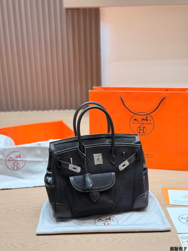 エルメス スーパーコピー 届く バーキン カーゴミニバッグ ブラック レディース 人気モデル_7