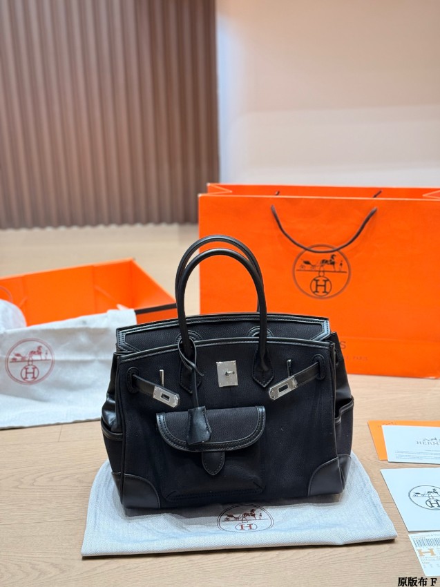 エルメス スーパーコピー 届く バーキン カーゴミニバッグ ブラック レディース 人気モデル_9