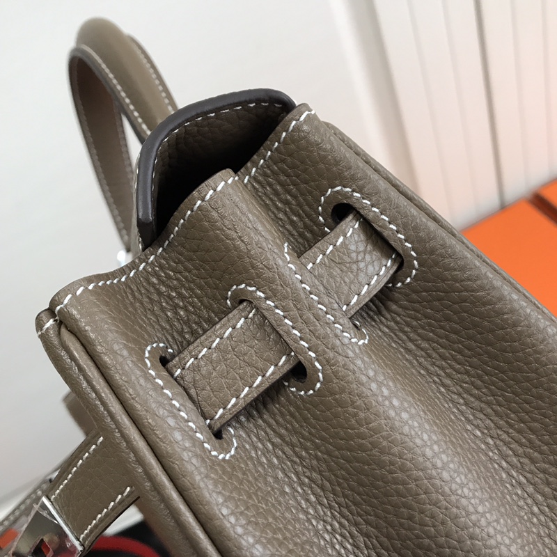 エルメス 並行輸入品 ケリー ミニバッグ エトゥープ風 グレージュ レディース_5