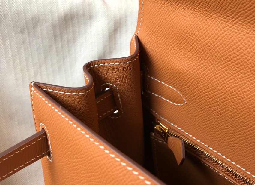 エルメス 並行輸入品 ケリー 2WAYミニバッグ ブラウン ゴールド金具 レディース_5