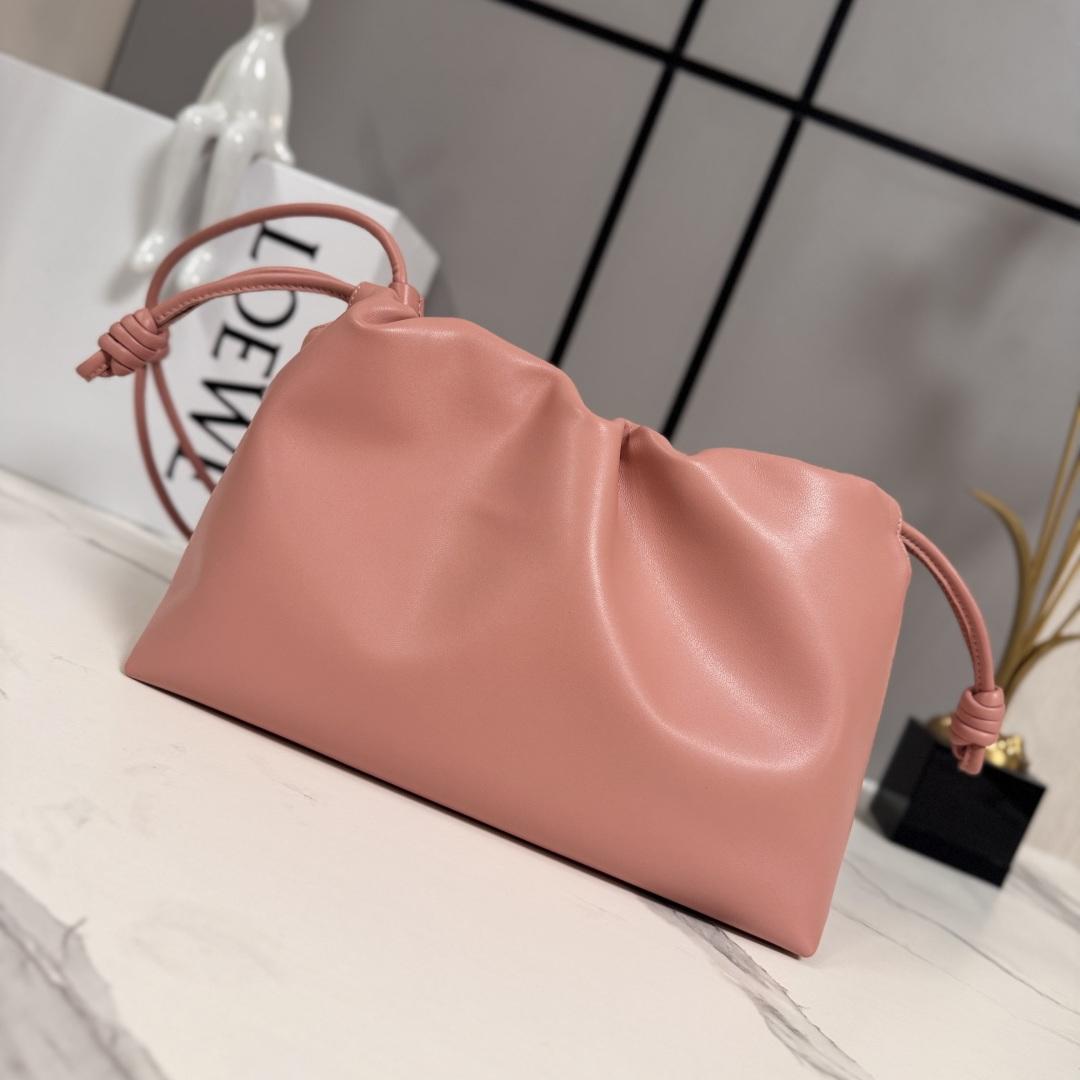 ロエベ 並行輸入品 フラメンコ ハンドバッグ ピンク シルバーチェーン レディース 定番_3