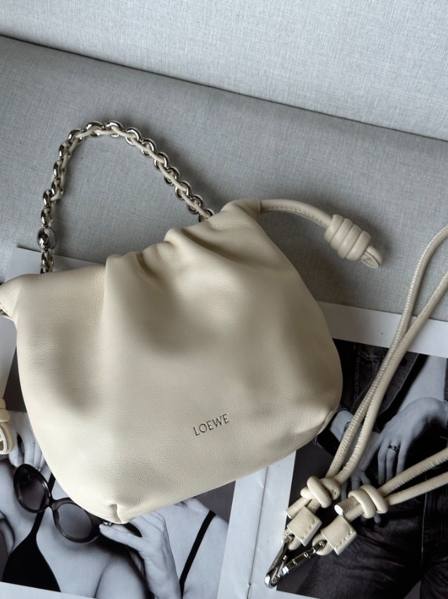 ロエベ n級品 フラメンコ ミニバッグ アイボリー レディース 高品質レプリカ_3