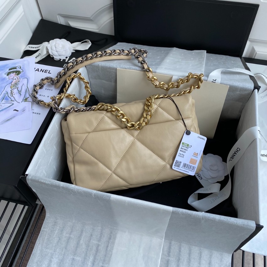 シャネル スーパーコピー 届く シャネル19 ミニバッグ ベージュ おすすめ_1