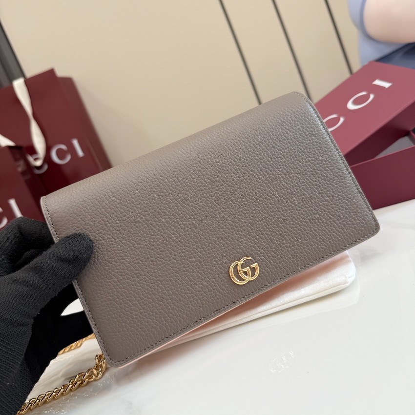 グッチ 並行輸入品 GGマーモント チェーンウォレット ロングバッグ グレージュ 売れ筋 497985_9