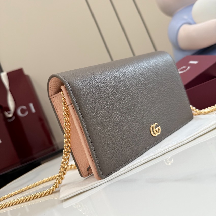 グッチ 並行輸入品 GGマーモント チェーンウォレット ロングバッグ グレージュ 売れ筋 497985_11