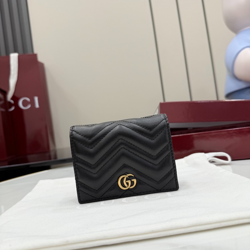 グッチ スーパーコピー GGマーモント ミニウォレット ブラック レザー レディース 注目商品 466492_9