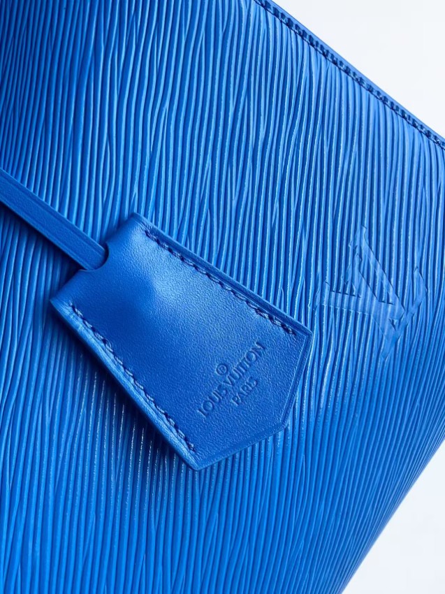 ルイヴィトン スーパーコピー スピーディ ハンドバッグ ブルー エピレザー調 シンプルデザイン シルバー金具 M29096_3