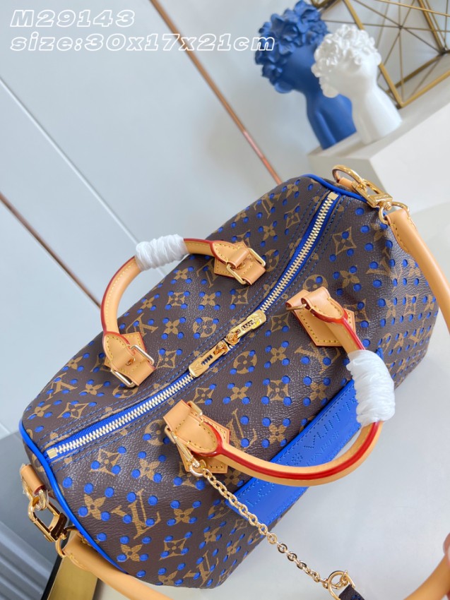 ルイヴィトン スーパーコピー スピーディ ミニボストンバッグ モノグラムブルー ハンドバッグ 上品配色 M29143_8