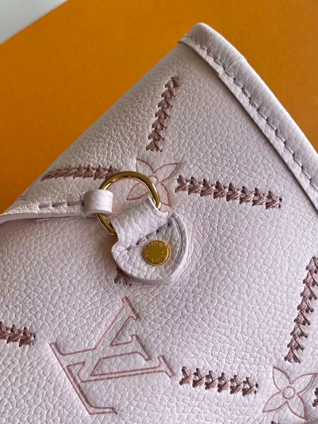 ルイヴィトン スーパーコピー ネヴァーフル トートバッグ ピンクベージュ 刺繍レザー M28527 M45686_9