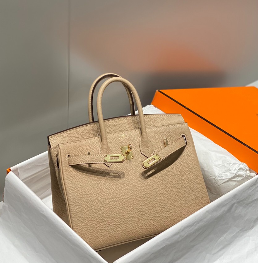 エルメス バーキン スーパーコピー ハンドバッグ ベージュ ゴールド金具 トゴ調レザー 上品設計_1