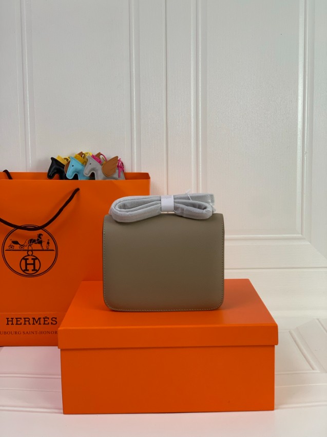 エルメス スーパーコピー 届く コンスタンス ミニバッグ グレージュ ゴールド金具 上質レザー_2