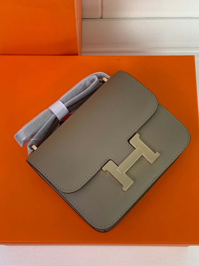 エルメス スーパーコピー 届く コンスタンス ミニバッグ グレージュ ゴールド金具 上質レザー_6