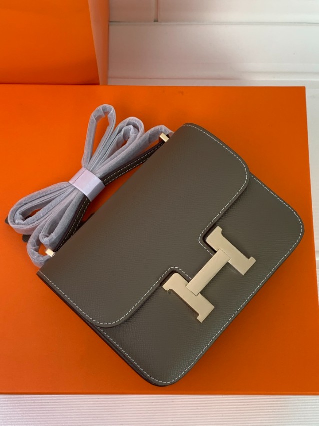 エルメス n級品 コンスタンス 2WAYミニバッグ エトゥープ グレージュ ゴールド金具_8