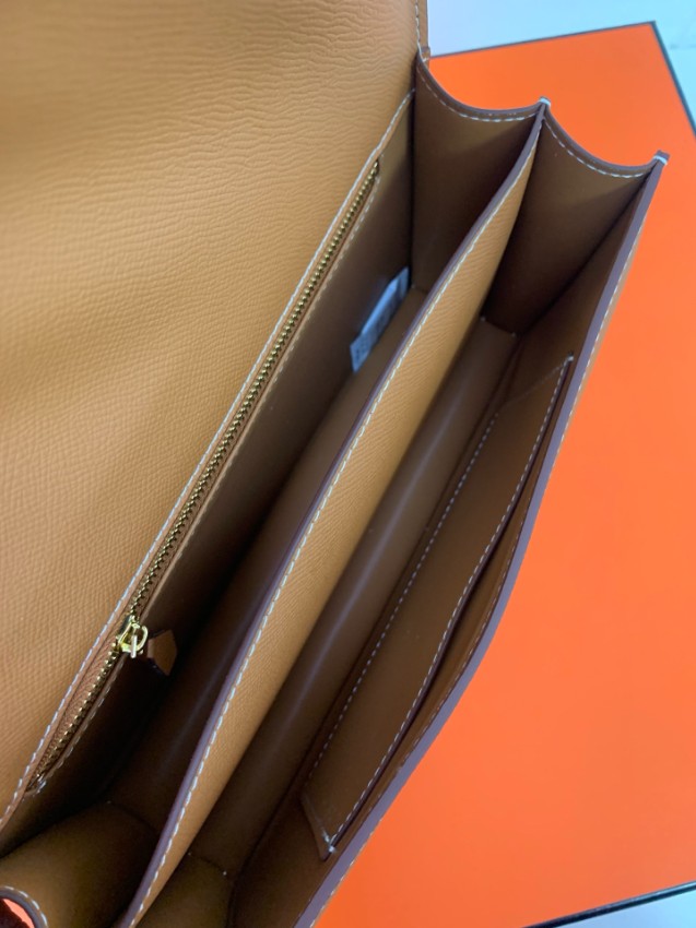 エルメス スーパーコピー コンスタンス ショルダーバッグ キャメル ゴールド金具 上質レザー_7
