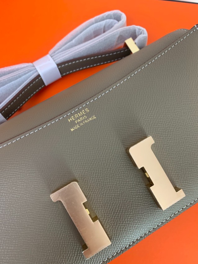 エルメス スーパーコピー コンスタンス ショルダーバッグ グレージュ ゴールド金具 上質レザー_7
