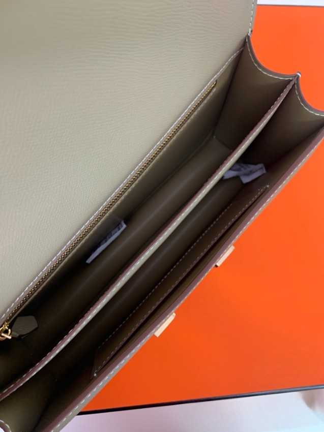 エルメス スーパーコピー コンスタンス ショルダーバッグ グレージュ ゴールド金具 上質レザー_6