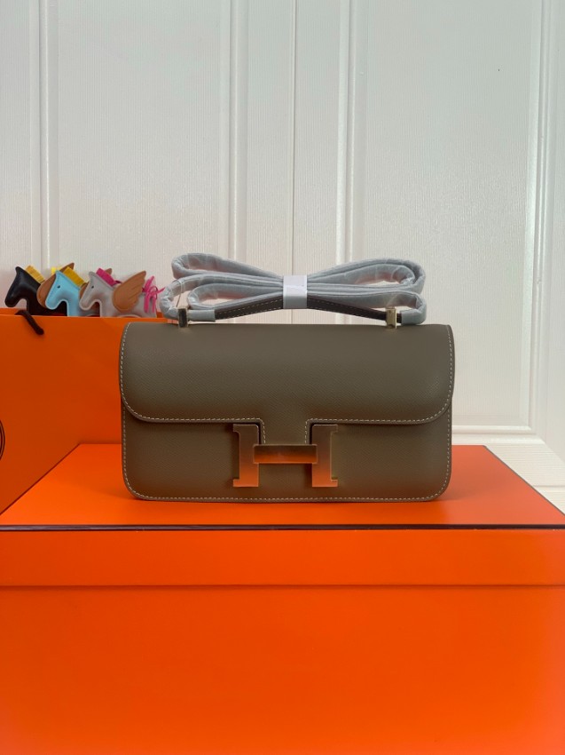エルメス スーパーコピー コンスタンス ショルダーバッグ グレージュ ゴールド金具 上質レザー_5