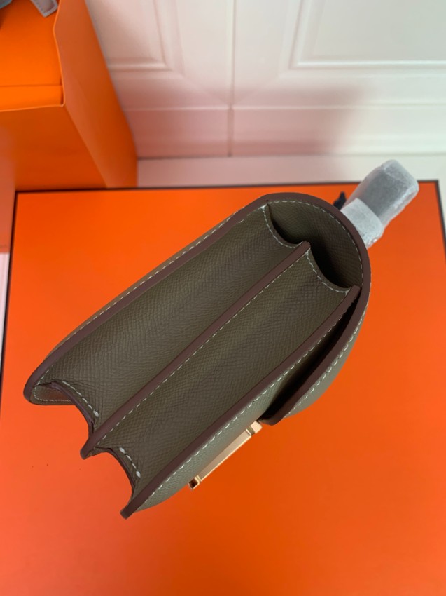 エルメス スーパーコピー コンスタンス ショルダーバッグ グレージュ ゴールド金具 上質レザー_9