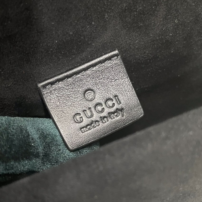 グッチ n級品 ディオニュソス ミニバッグ ベージュGG柄 ブラックレザー切替 チェーンショルダー 421970_9