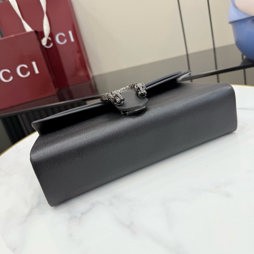 グッチ n級品 ディオニュソス コンパクトバッグ ブラックレザー ゴールドチェーン ショルダー 874735_8