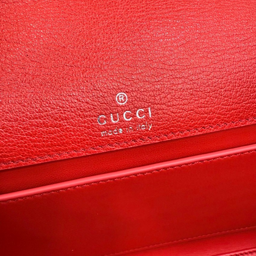 グッチ ハイブランド ディオニュソス コンパクトバッグ レッドレザー ゴールドチェーン ショルダー 874735_9