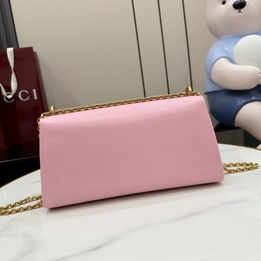 グッチ 並行輸入品 ディオニュソス コンパクトバッグ ピンクレザー ゴールドチェーン ショルダー 874735_8