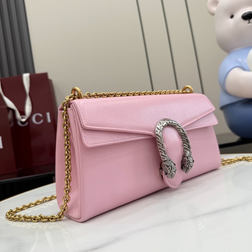 グッチ 並行輸入品 ディオニュソス コンパクトバッグ ピンクレザー ゴールドチェーン ショルダー 874735_5