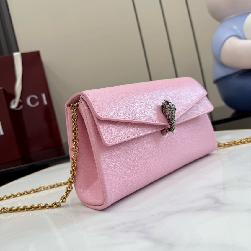グッチ スーパーコピー 届く ディオニュソス レザー チェーンショルダーバッグ ピンク 上品カラー 876531_2