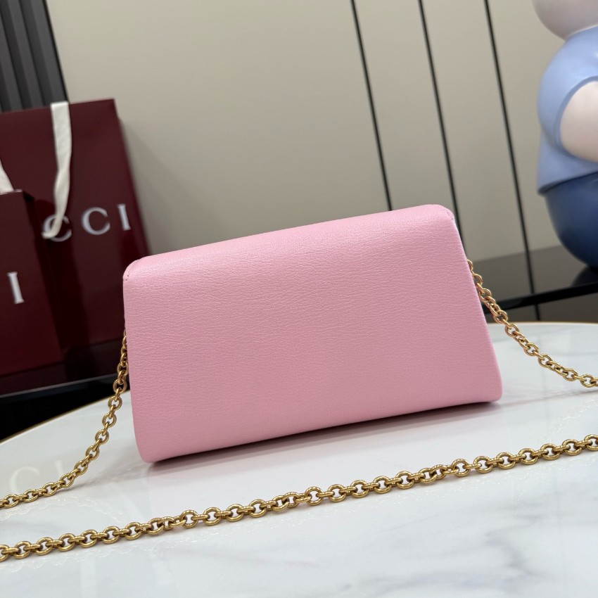 グッチ スーパーコピー 届く ディオニュソス レザー チェーンショルダーバッグ ピンク 上品カラー 876531_4
