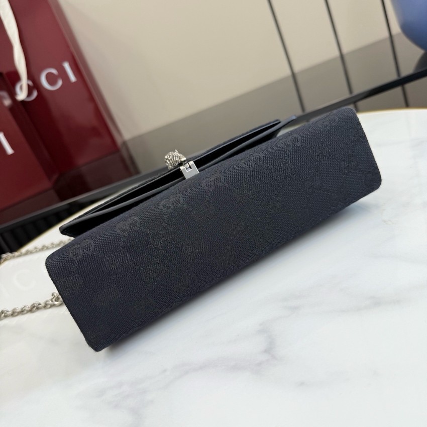 グッチ n級品 ディオニュソス GGキャンバス チェーンショルダーバッグ ブラック シック仕上げ 876531_2