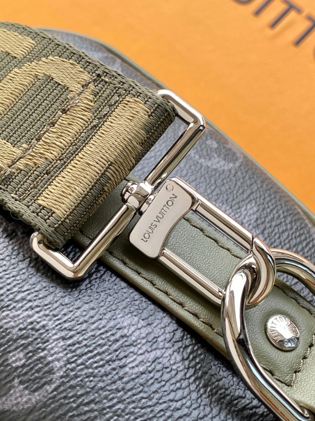 ルイヴィトン n級品 キーポル ミニボストンバッグ ダークグレー モノグラム カーキレザーコンビ M12684_8