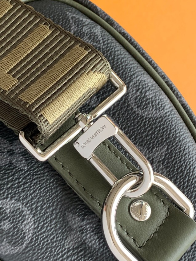 ルイヴィトン スーパーコピー 届く キーポル ミニボストンバッグ ダークグレー グリーンレザー 2WAY M28638_9