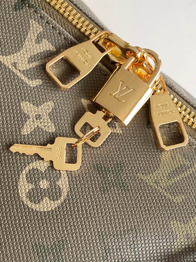 ルイヴィトン スーパーコピー 届く キーポル ボストンバッグ ダークグレー グリーンレザー 2WAY仕様 M26964_7