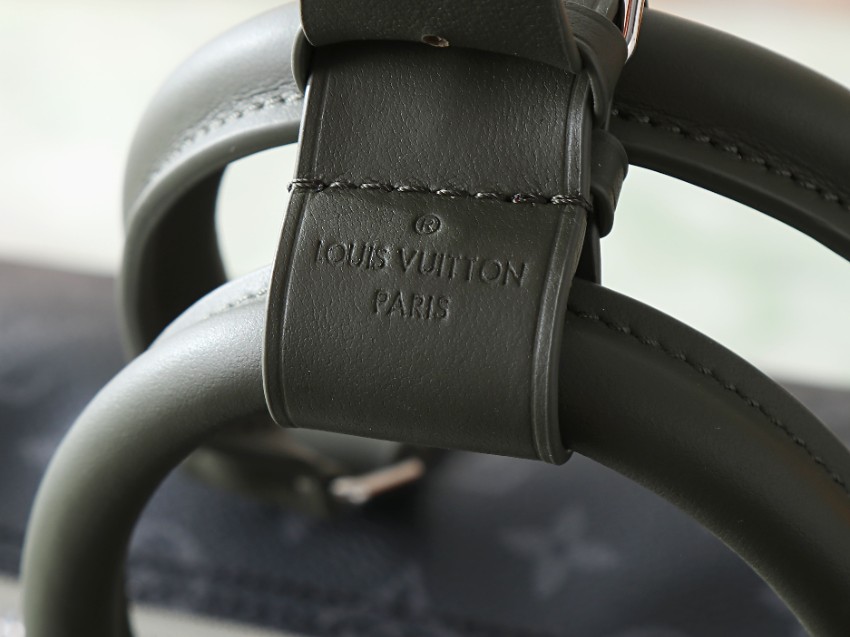 ルイ・ヴィトン スーパーコピー キーポル モノグラム ボストンバッグ ブラック カーキコンビ 大容量 M28837_3