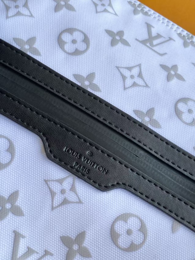 ルイ・ヴィトン n級品 キーポル モノグラム ボストンバッグ ホワイト ブラック スポーティー仕様 M23801_8