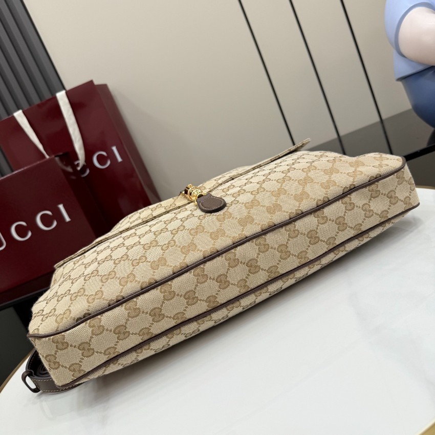 グッチ スーパーコピー ジャッキー1961 GGキャンバス ショルダーバッグ ベージュ×ブラウン A005ZI_4