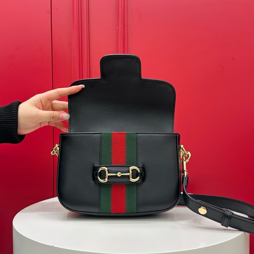 グッチ スーパーコピー 届く ホースビット1955 ウェブストライプ ショルダーバッグ ブラック 866762_7