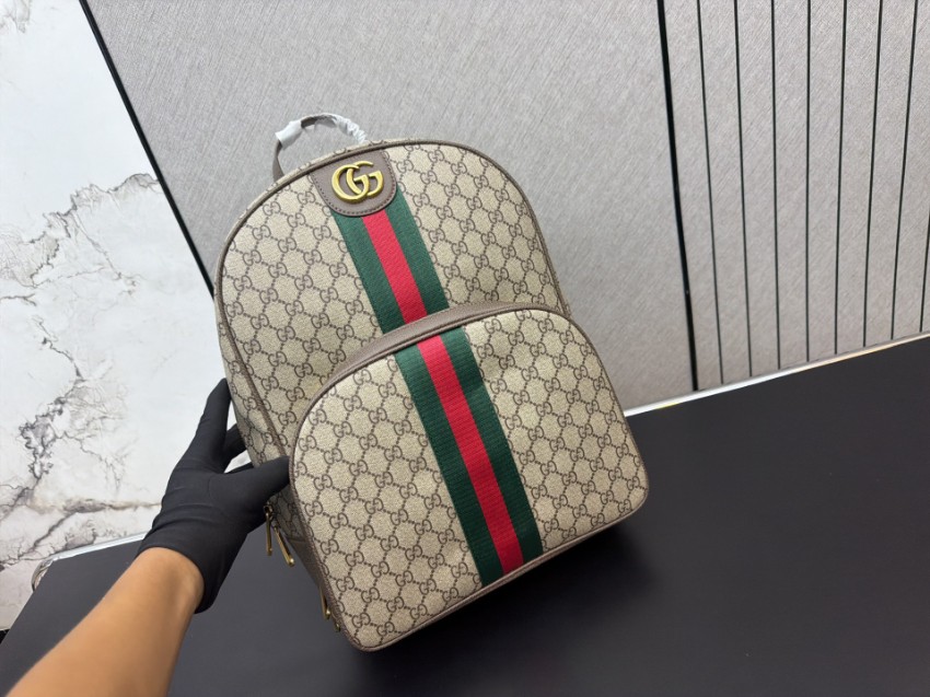 グッチ n級品 オフィディア GGスプリーム バックパック ベージュ ウェブラインデザイン_3