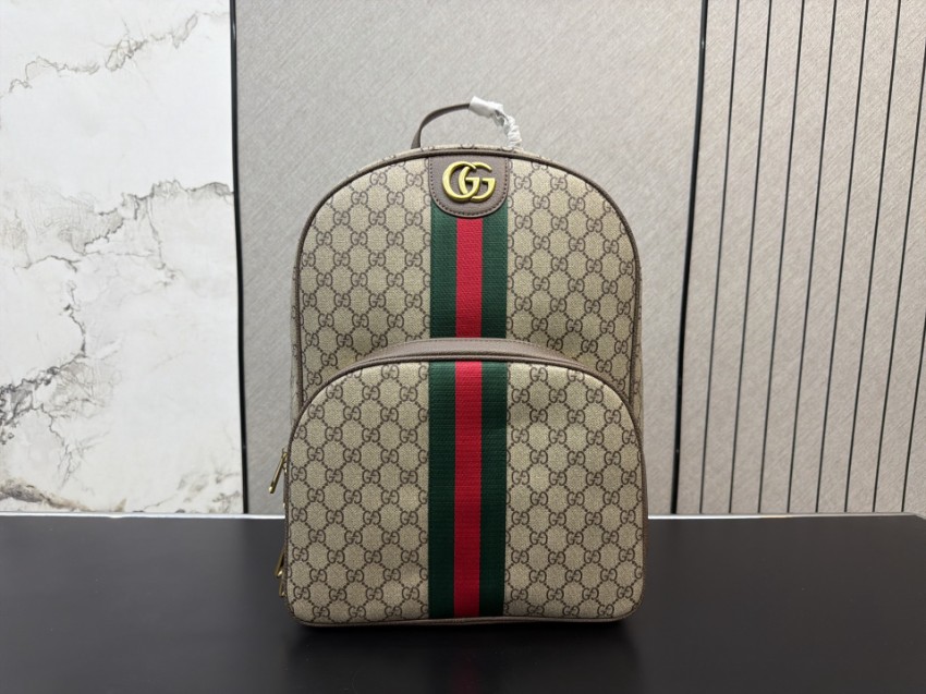 グッチ n級品 オフィディア GGスプリーム バックパック ベージュ ウェブラインデザイン_4