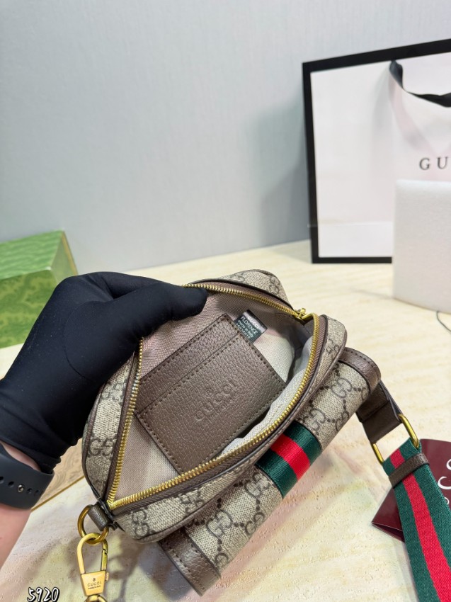 グッチ スーパーコピー オフィディア GGスプリーム ショルダーバッグ ベージュ×ブラウン ウェブストライプ_9