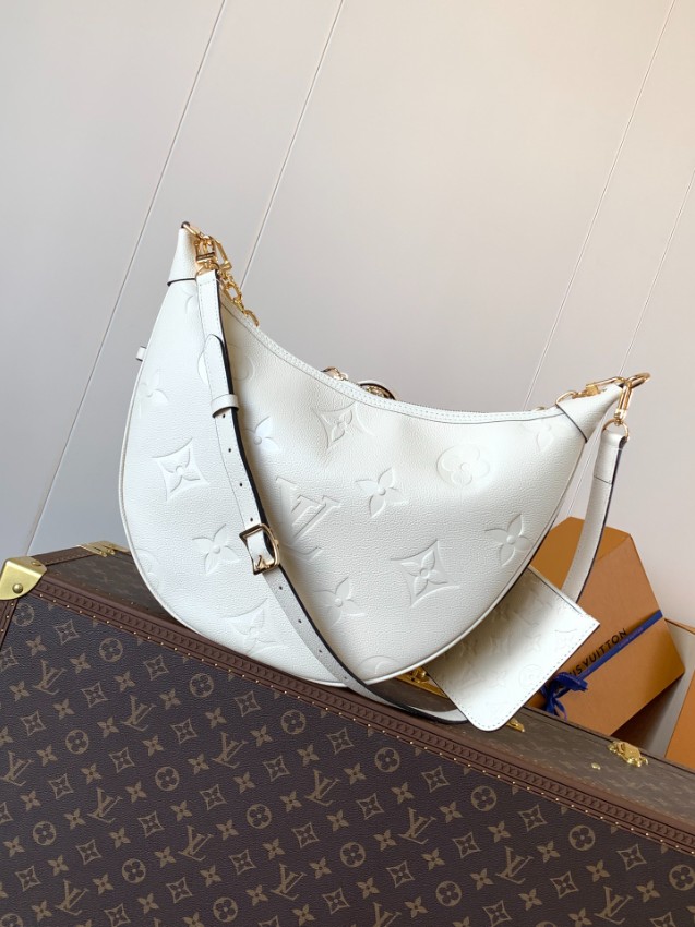 ルイ・ヴィトン n級品 ループ モノグラムエンボス ショルダーバッグ ホワイト ポーチ付き M46739_3