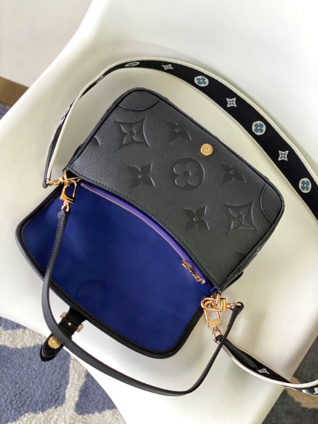 ルイヴィトン n級品 ディアンヌ ミニショルダーバッグ ブラック エンボスモノグラム ゴールド金具 2WAY仕様 M46386_5